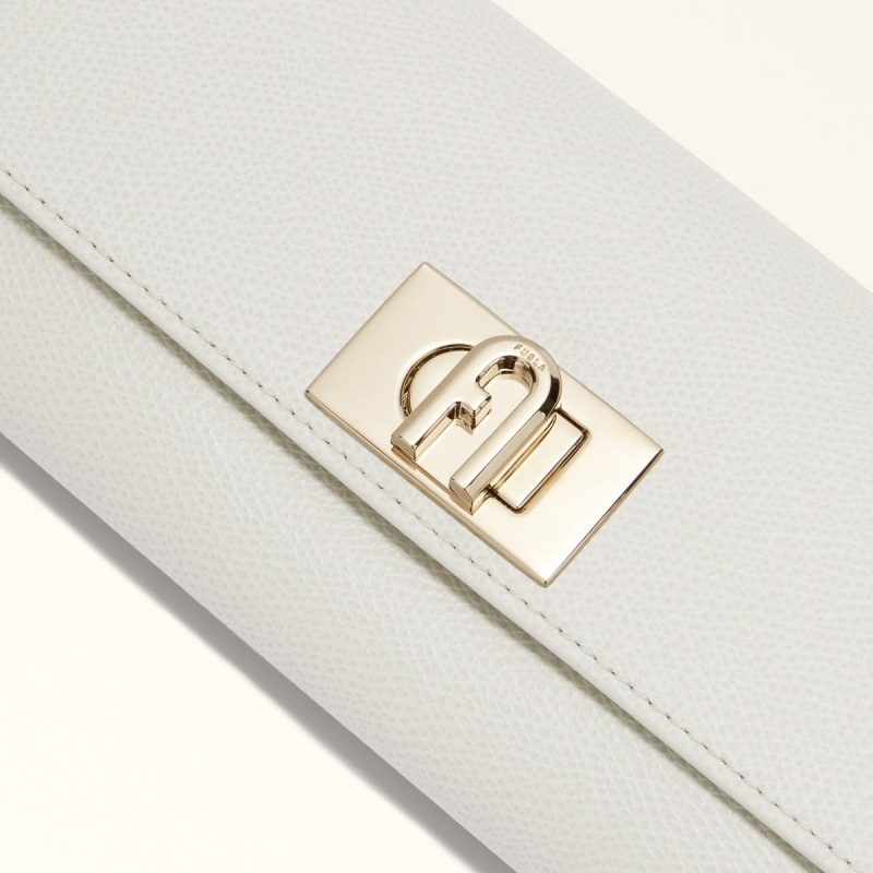 Velke Penazenky Furla 1927 Damske Biele | 9081-FUSVX